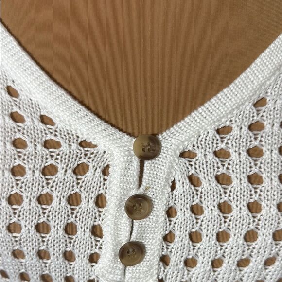 Cup she White Crochet Swim Cover-Up - Picture 14 of 15